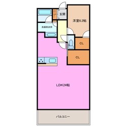 桑名駅 徒歩3分 10階の物件間取画像